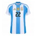 Argentinien Lautaro Martinez #22 Fußballbekleidung Heimtrikot Copa America 2024 Kurzarm